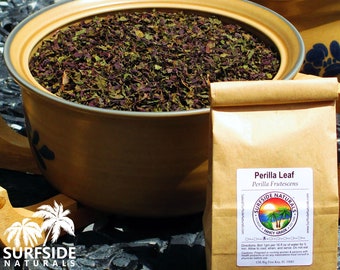 Perilla Leaf | Red | Wild Crafted | Hand Processed | Perilla Fruitescens Folium