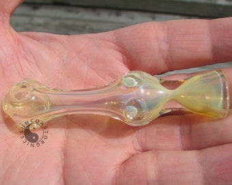 Chillum Glass Pipe | Color Changing | Hitter | Bat | Smoking Pipe | Tobacco Pipes