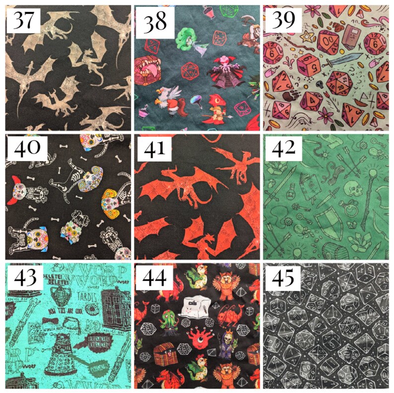 Felt Dice Bag / Trayinone 63 Geeky Fabric Choices Dice Etsy