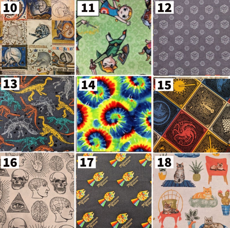 Felt Dice Bag / Trayinone 63 Geeky Fabric Choices Dice Etsy