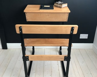 School Desk Etsy