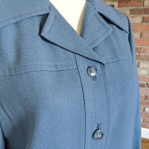 Vintage 1960's 70's Light Blue Trench Coat by Jack Feit image 5