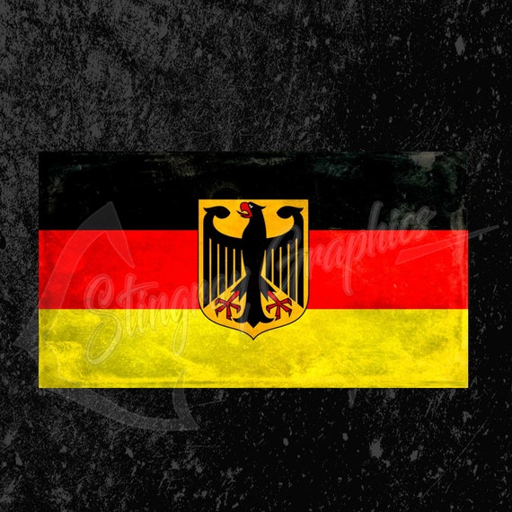 German Flag License Plate Etsy