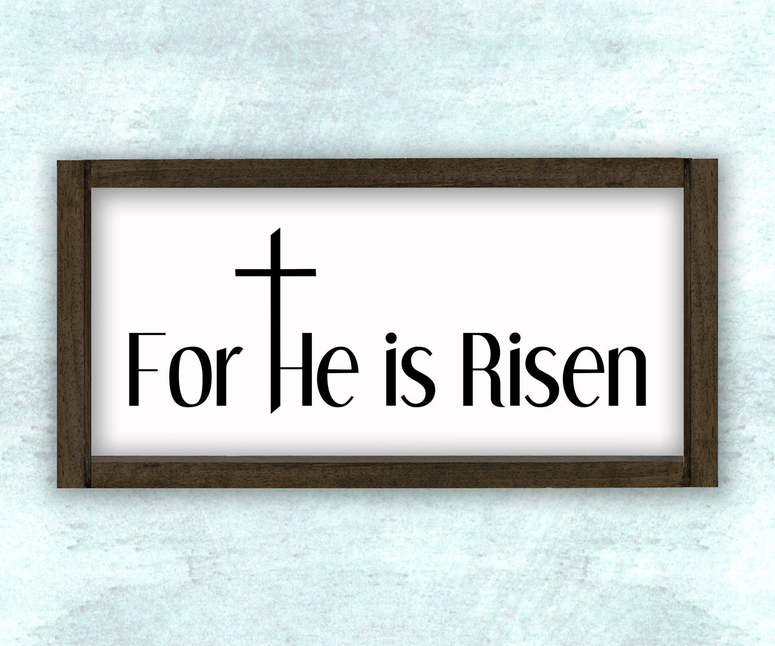 For He Is Risen Easter Cross SVG / DXF / PNG // wood sign // | Etsy