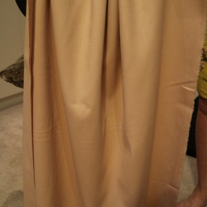 Peach/nude pure wool flannel