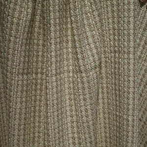Beige and cream raw silk boucle
