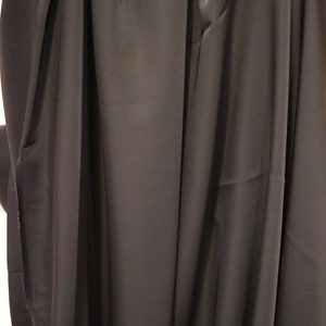 Black drapey viscose