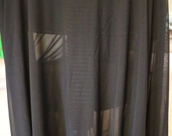 Black polyester mesh