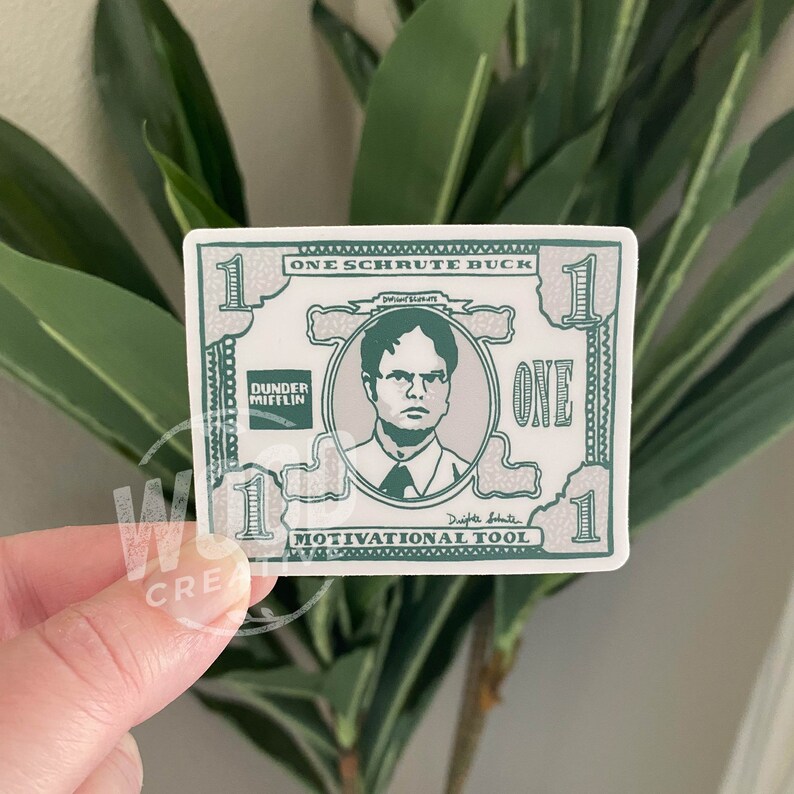 Schrute Buck High Quality Vinyl Sticker, the Office Sticker, Journal ...
