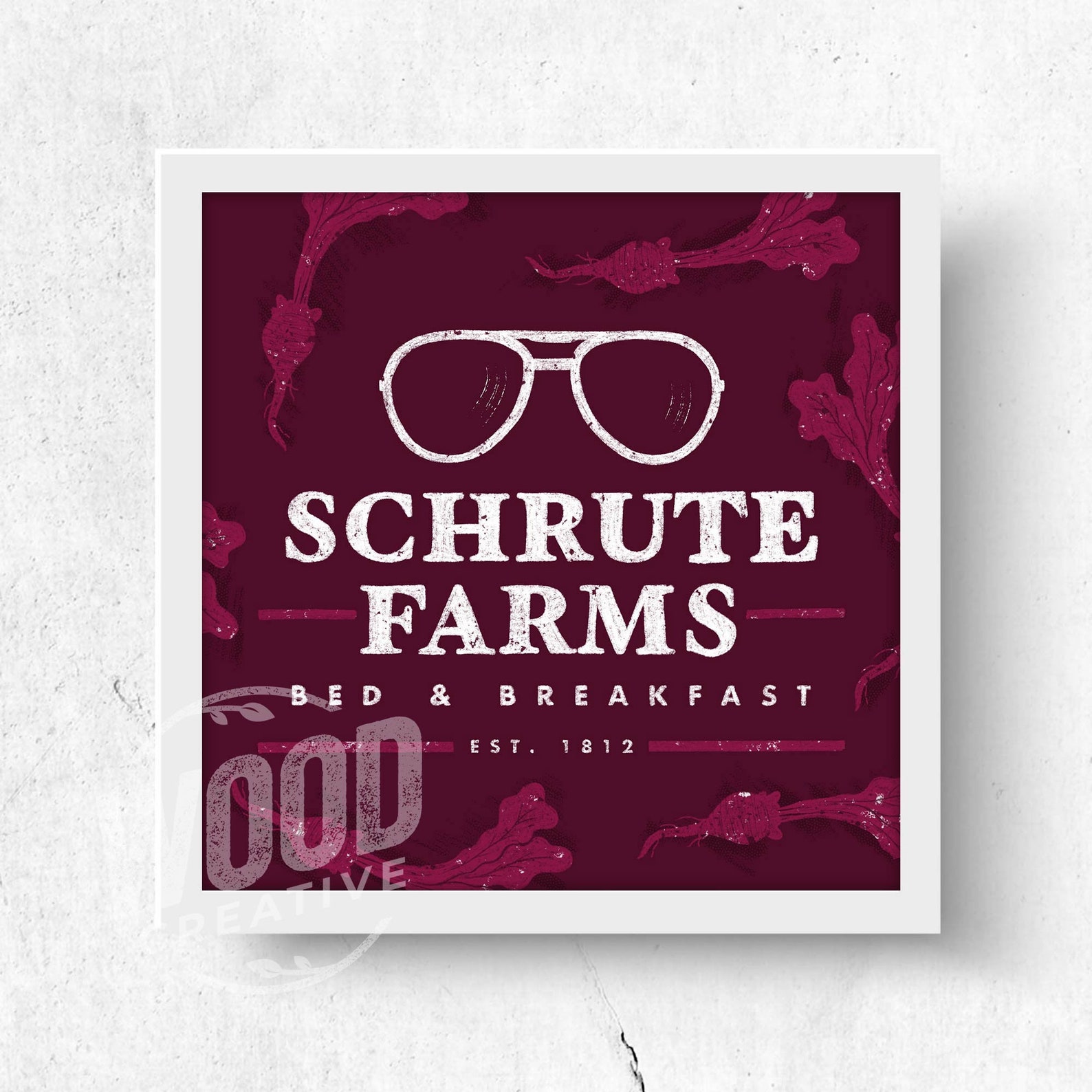 The Office Keksdose – Dwight Schrute Farms Keramik, Groß, Luftdicht