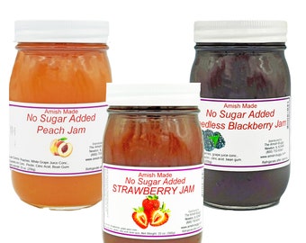 No Sugar Added Jams (2-16 oz. Jars)