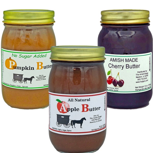 Amish Made All Natural Fruit Butter (2 jars)