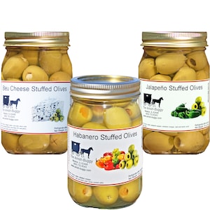 Large Stuffed Olives (2-16 oz. Jars)