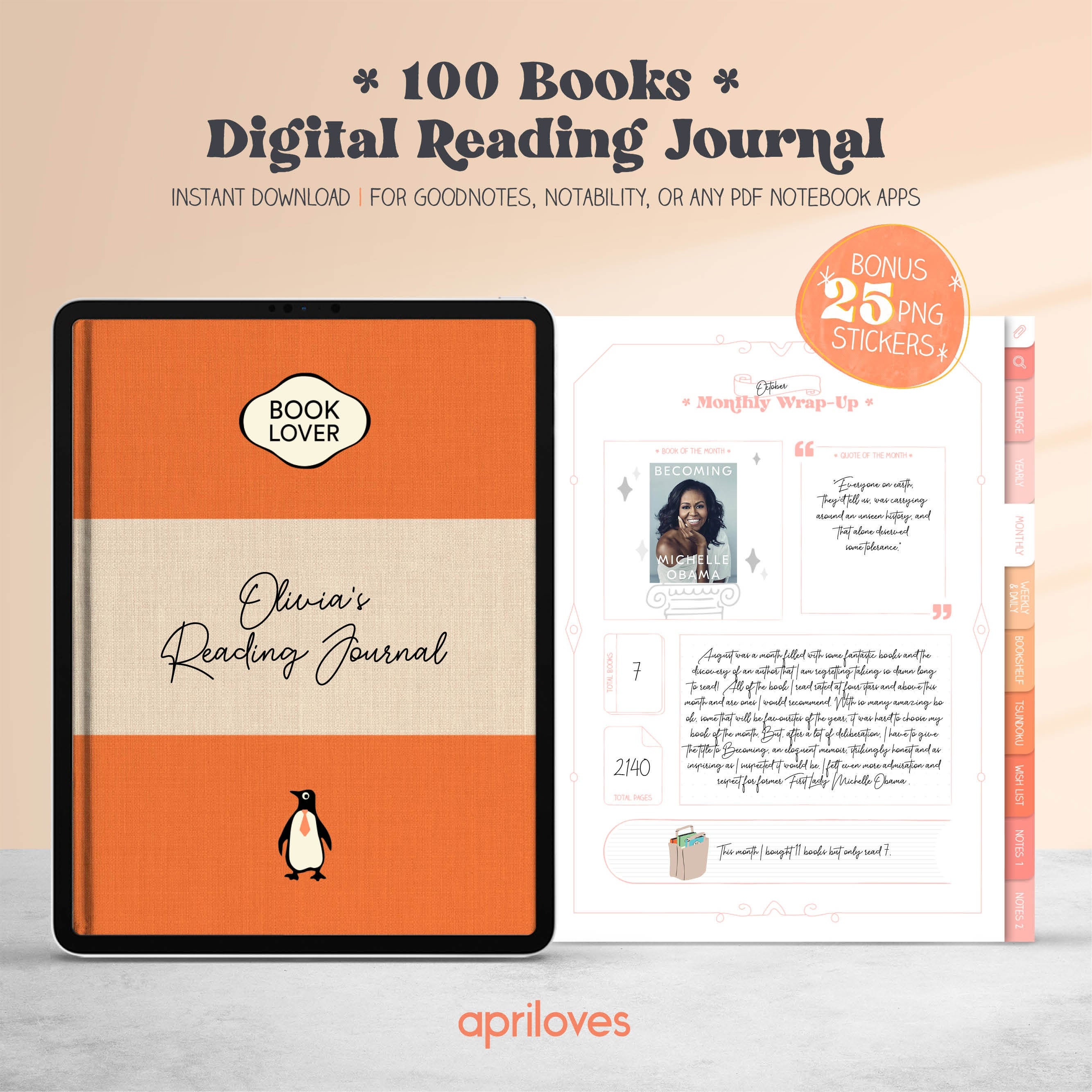 The Number 1 Best Digital Reading Journal Every Reader Needs - The Curious  Planner