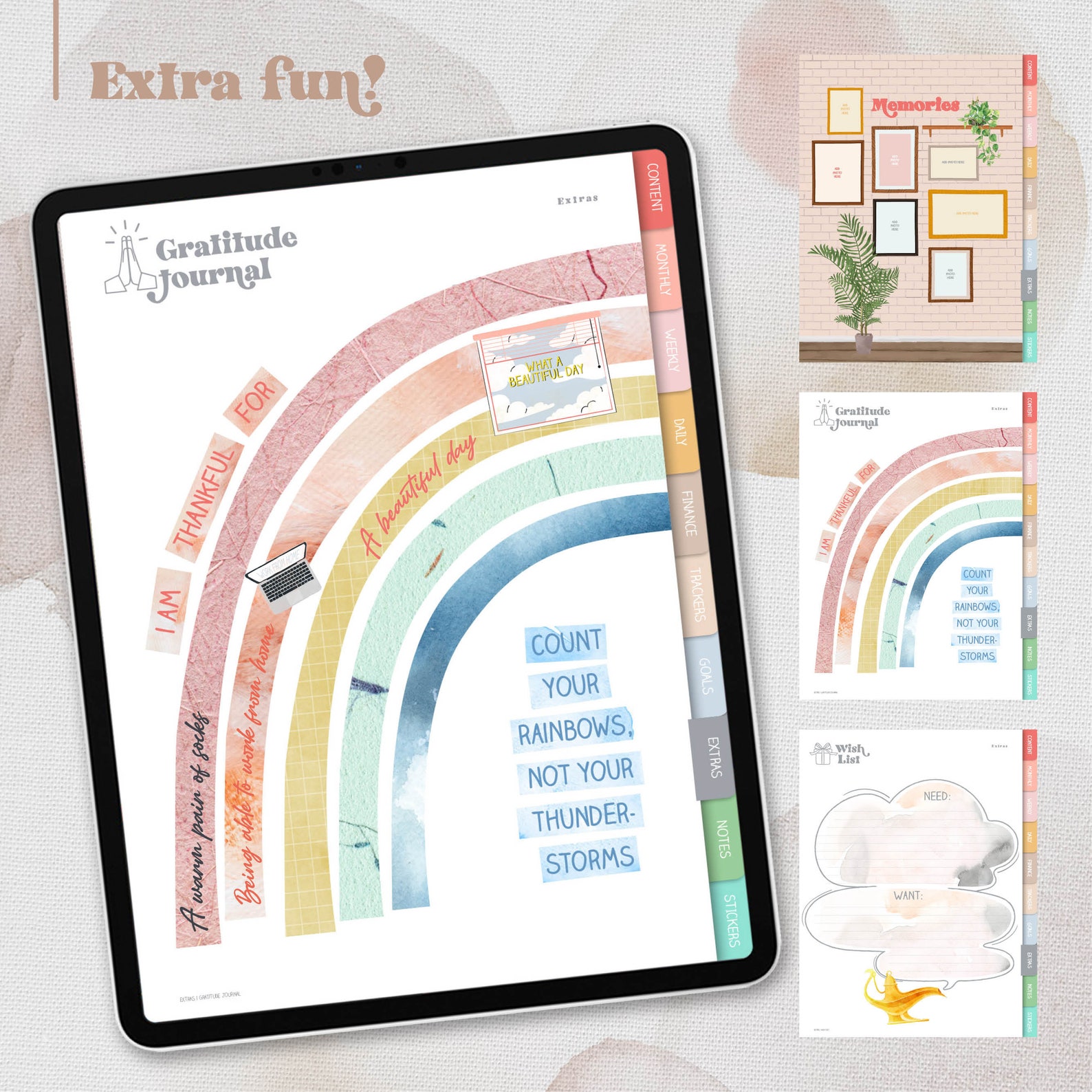 Undated Digital Life Planner, iPad Planner, Cute Goodnotes Planner ...