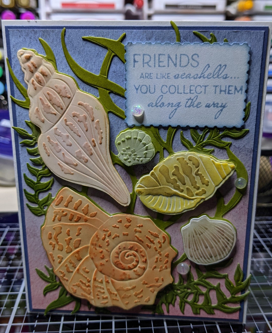 Friends Are Like Seashells - Stampin'up! - Etsy