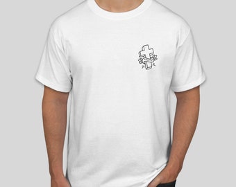 Logo Tee White