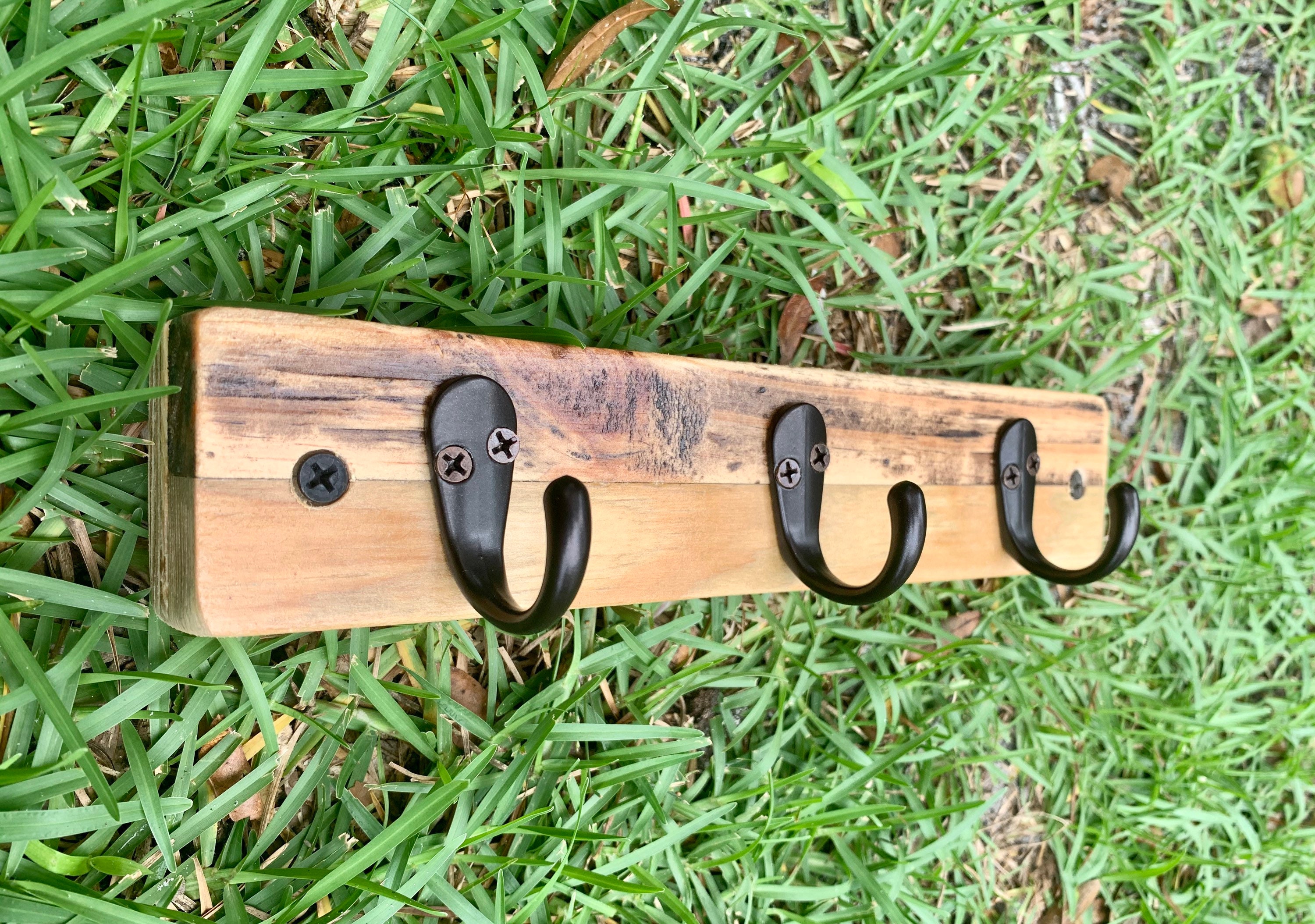 Rustic Key Rack Entryway Organizer Key Rack Wall Mount Etsy