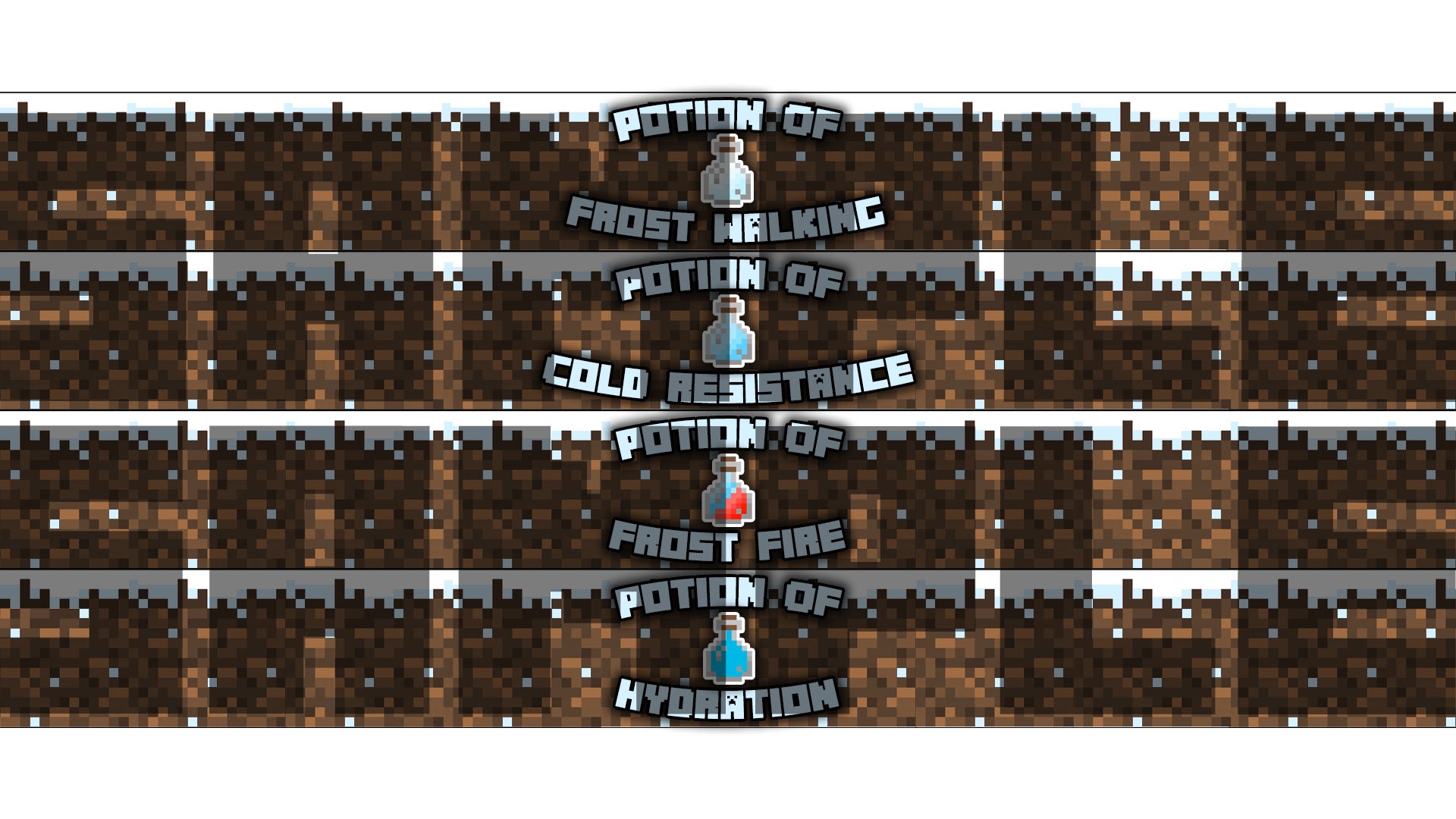 Minecraft Bottle Labels Printable Winter Water Bottle Tag Minecraft ...