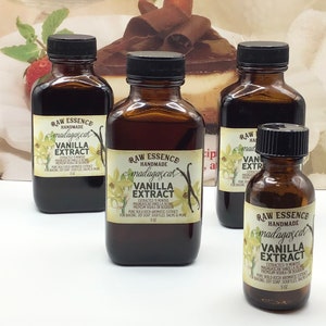 Madagascar Vanilla Extract: Handmade Gourmet Baking, Desserts