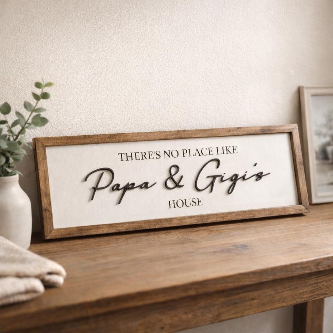 There’s No Place Like Grandma & Grandpa’s House Sign | Personalized ...