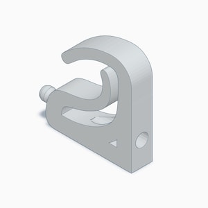 Herman Miller Mirra 1 Kopfstützen-Adapter STL (druckbares 3D-Modell)