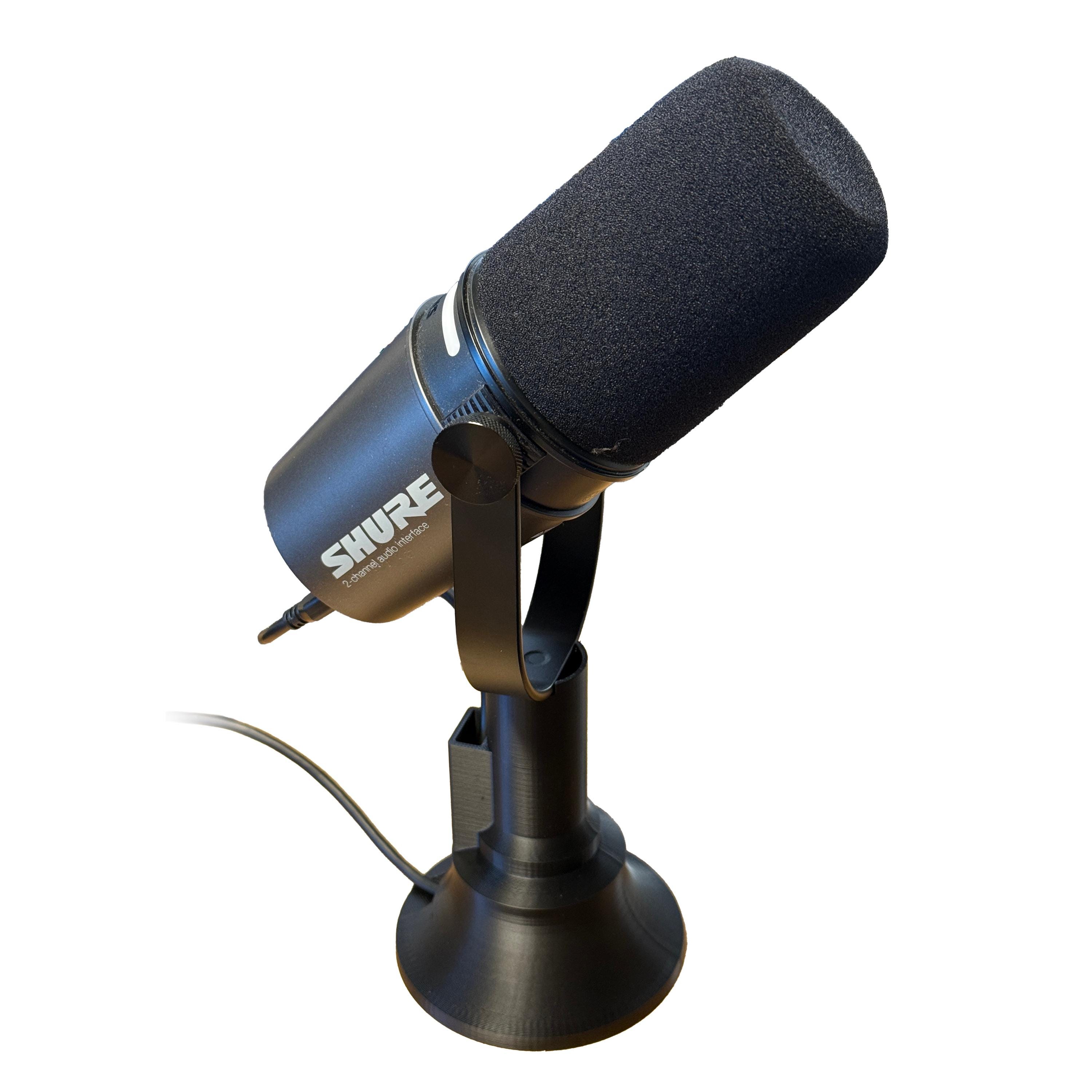 Shure MV7/MV7+ (plus) Microphone Desk Stand - Etsy