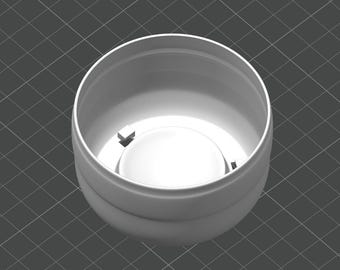 DrinkMate 0.5L Carbonating Bottle Replacement Bottom (3D Model - STL)