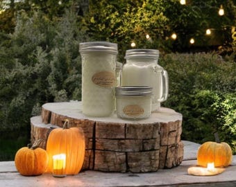 Greenbluff Spiced Pumpkin Wood Wick Candle | Pumpkin Spice Candle |Fall Candle | Coconut Soy Candle | Wood Wick Candle | Pumpkin Spice