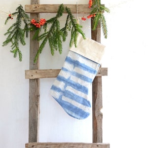 Monogram Christmas stocking with Tie-Dye, Personalized Holiday stocking, Family gift idea image 2