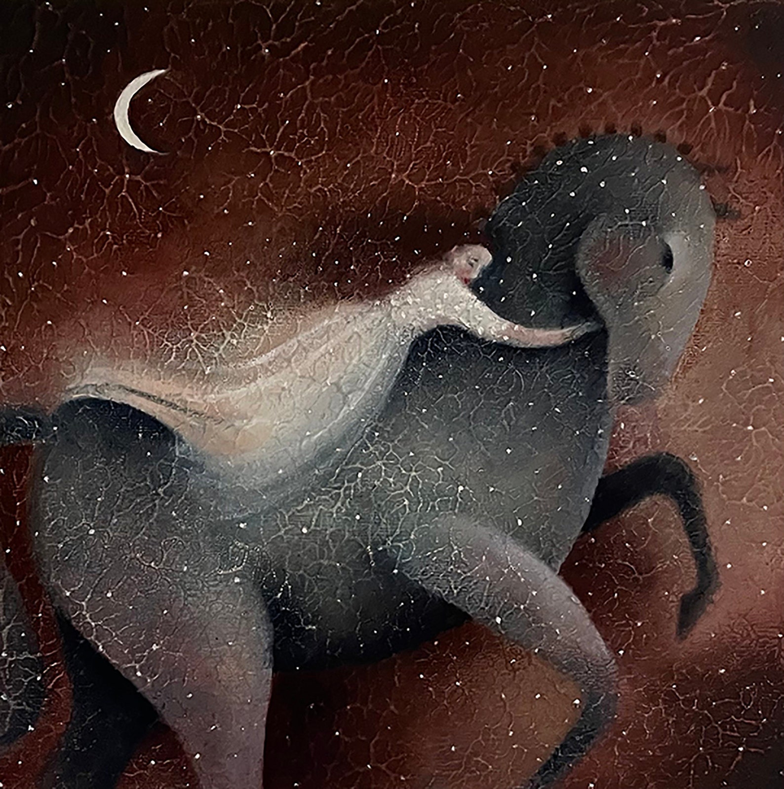 Holding On. Giclee Art Reproduction With 1/2 White Etsy