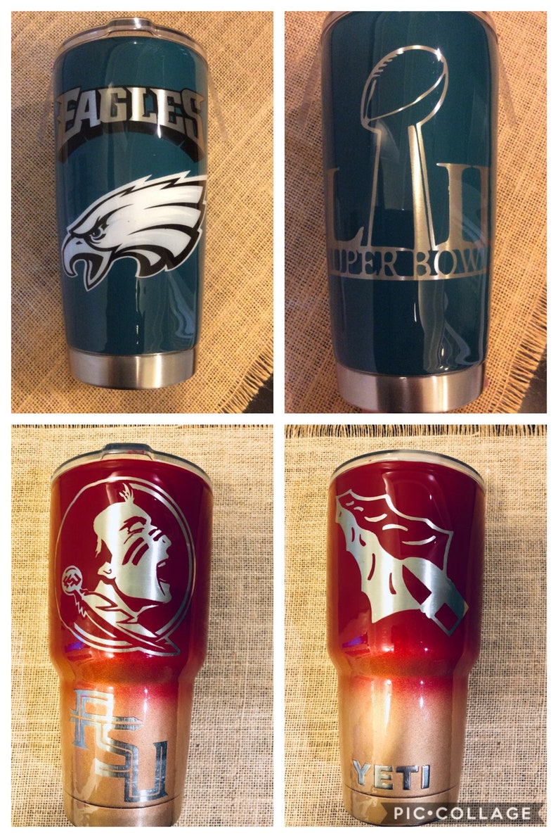 Personalized Yeti Tumbler Personalized Tumbler Woodgrain Etsy