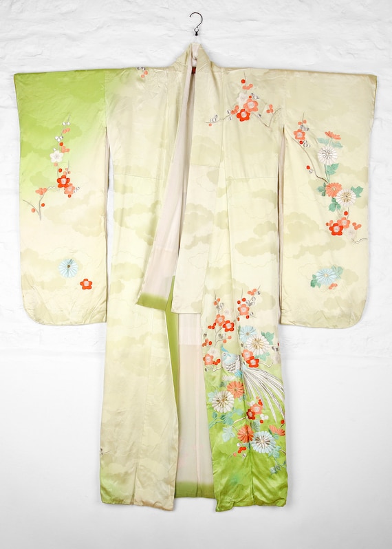 Embroidered Spring Furisode Kimono
