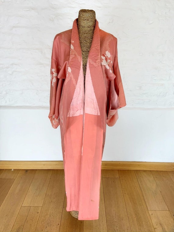Patches of Pink Kimono