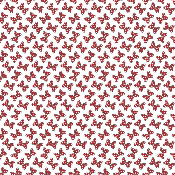 Minnie Mouse: Minnie Dot Couture - Cotton Fabric by the yard