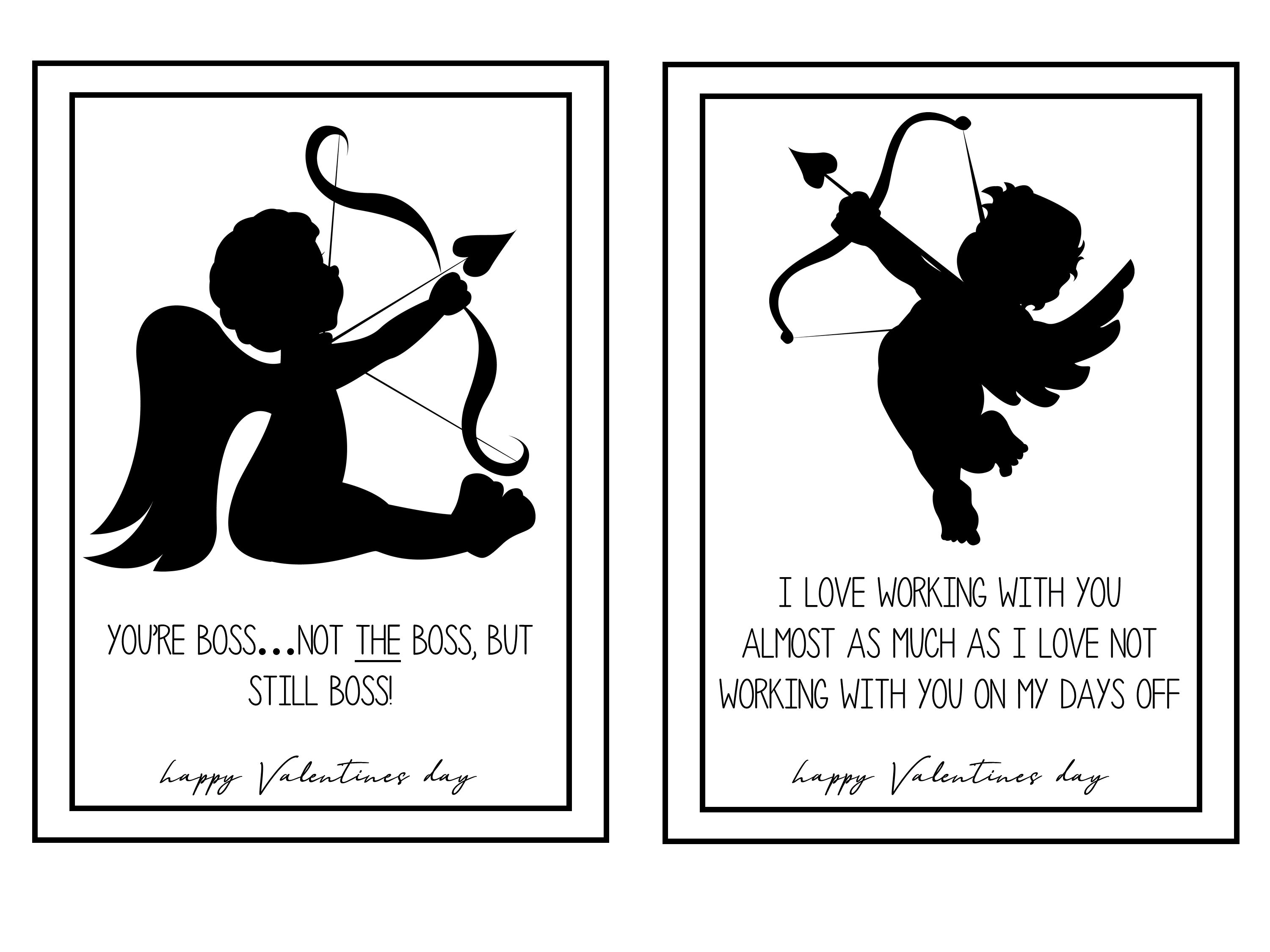 Funny Valentine Cards For Coworkers Valentine Cards For Etsy