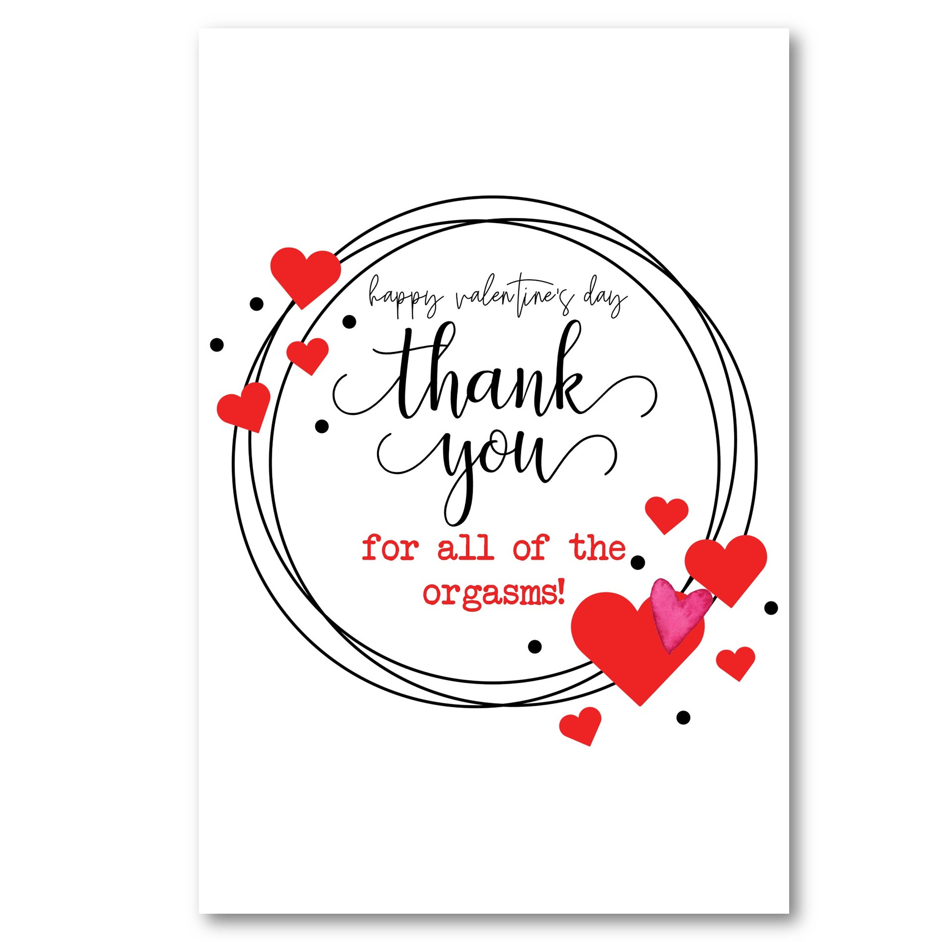 PRINTABLE Naughty Valentine's Day Card Naughty | Etsy