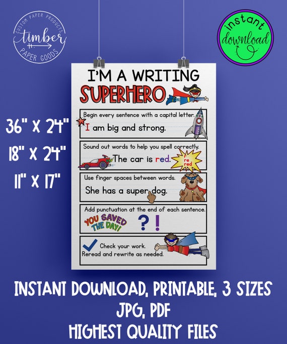 Work On Writing I Chart