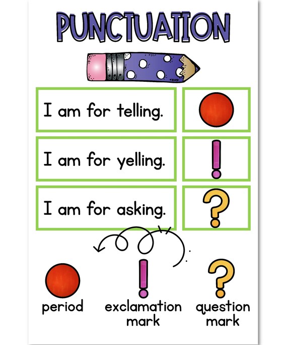 Printable Punctuation Chart