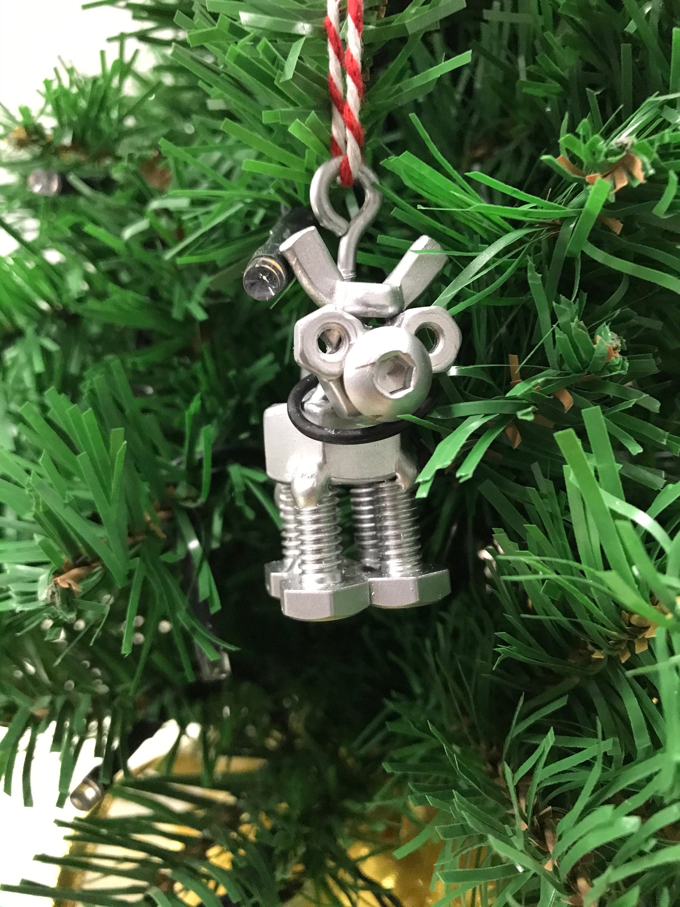 Dog Made From Nuts and Bolts Metal Art Etsy