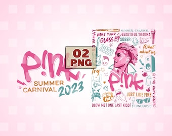 PNG 2 Sides P!nk Summer Carnival 2023 Tour Shirt, Pink Tour Shirt, Music Tour 2023 Shirt, Pink Fan Lovers Shirt