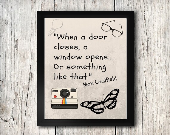 Life Is Strange Max Quote Chloe Instant Download Game Poster Game Prints Wall Art Game Original Poster