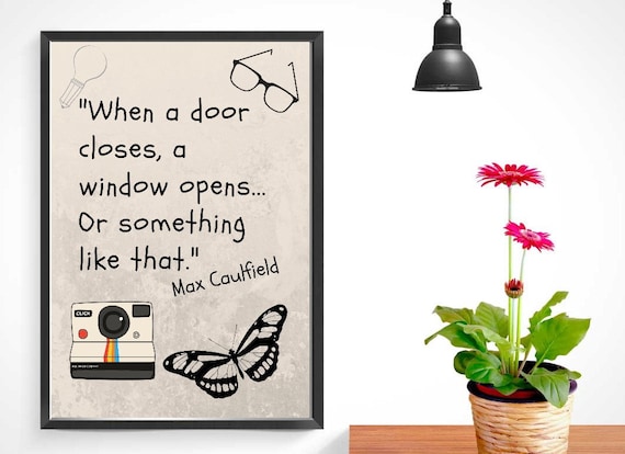 Life Is Strange Max Quote Chloe Instant Download Game Poster Game Prints Wall Art Game Original Poster
