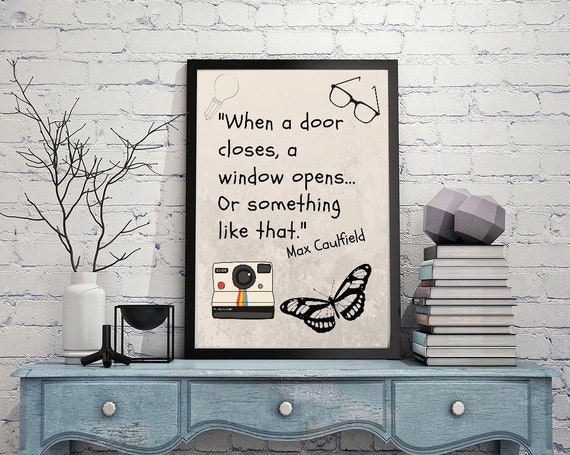 Life Is Strange Max Quote Chloe Instant Download Game Poster Game Prints Wall Art Game Original Poster