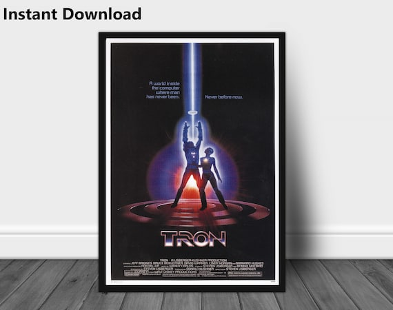 Tron Digital Art Movie Poster Print T377 A4 A3 A2 A1 A0|