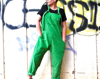 lime green jump suit