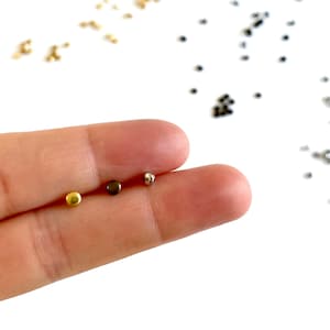 3mm Mini rivet studs Dolls bag shoes DIY BJD doll clothes sewing DIY doll making