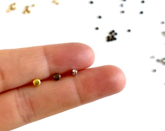 3mm Mini rivet studs Dolls bag shoes DIY BJD doll clothes sewing DIY doll making
