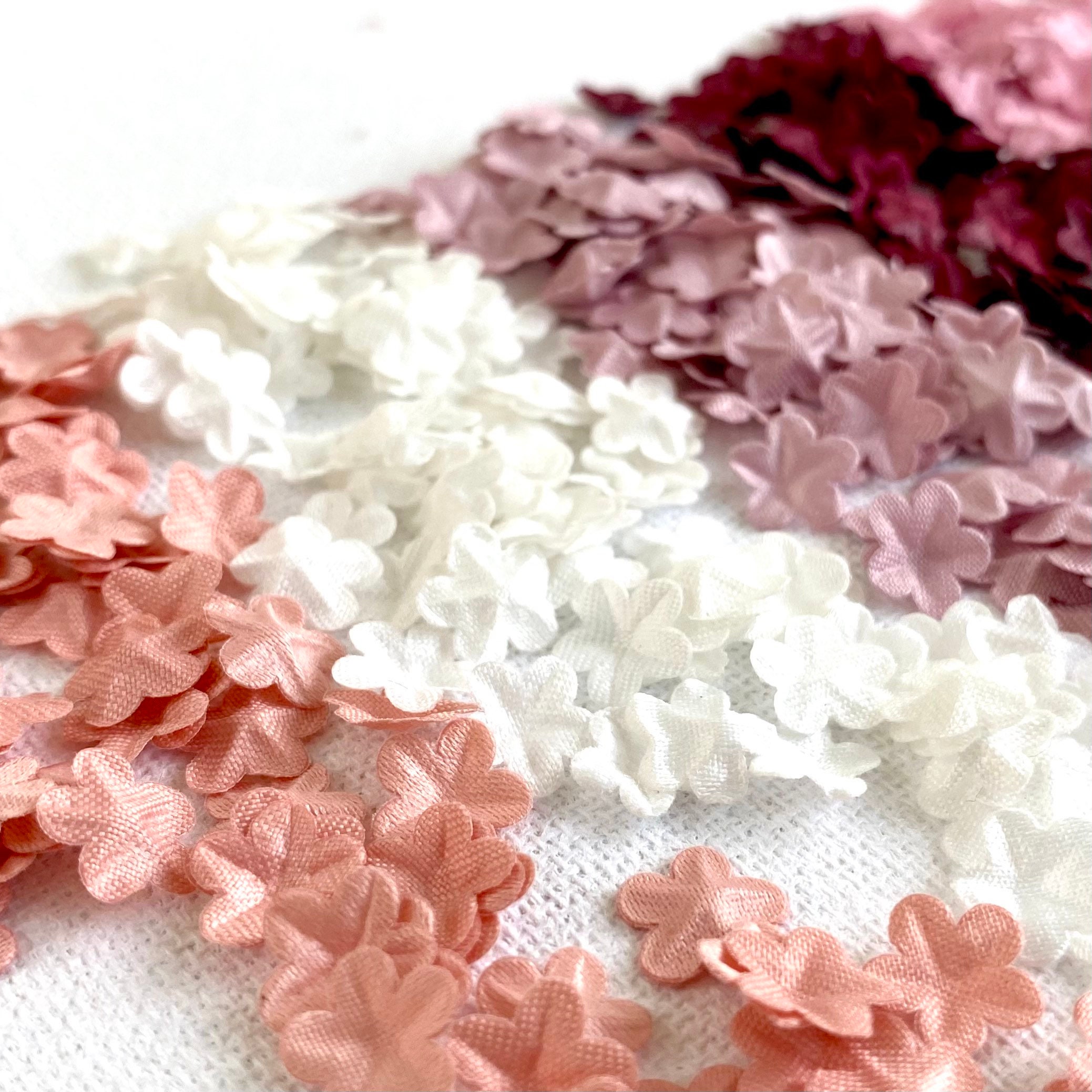9mm tiny fabric flowers Mini Fabric Sew on flowers UK seller 5 | Etsy