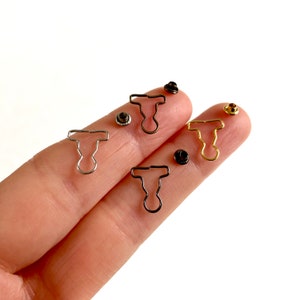 Mini dolls overall buckles 9mm miniature dolls dungaree buckle